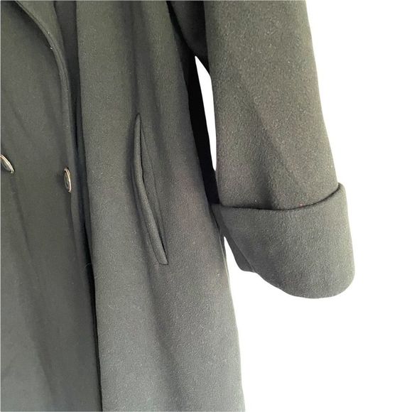 LISA FASHION Of Toronto Vintage Wool Cashmere Oversized Winter Coat Green XL - Picture 5 of 9